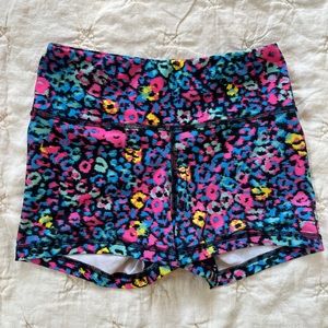 Fleo Miami Leopard Power High Rise short size small